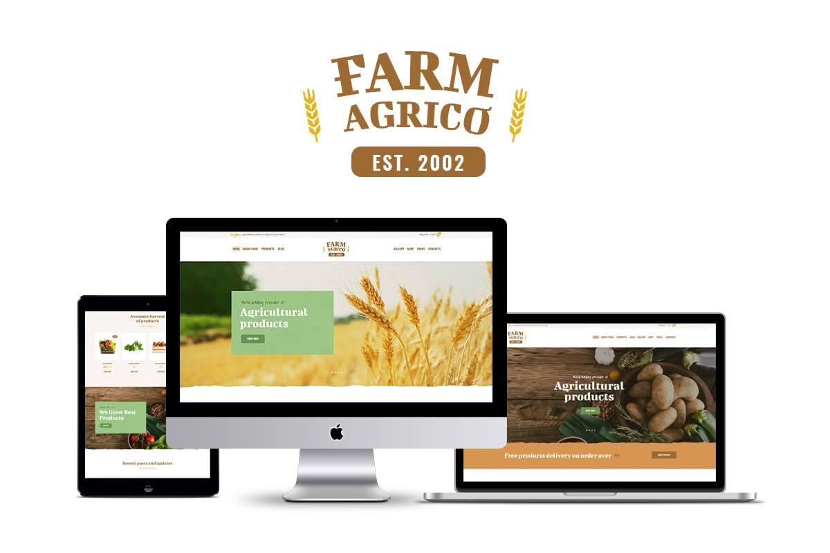 Download Farm Agrico | Agricultural Business & Organic Food WordPress Theme GPL WordPress Plugin