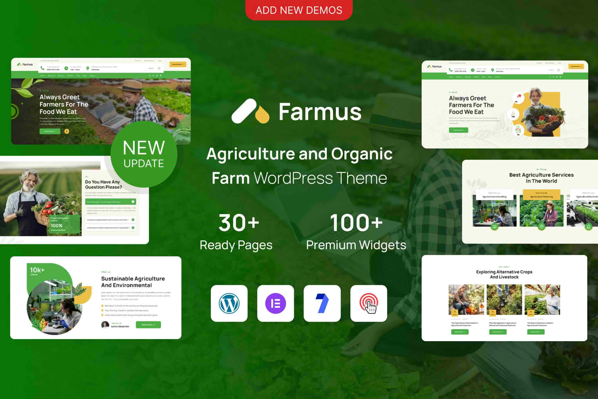 Download Farmus - Agriculture and Organic Farm WordPress Theme GPL WordPress Plugin