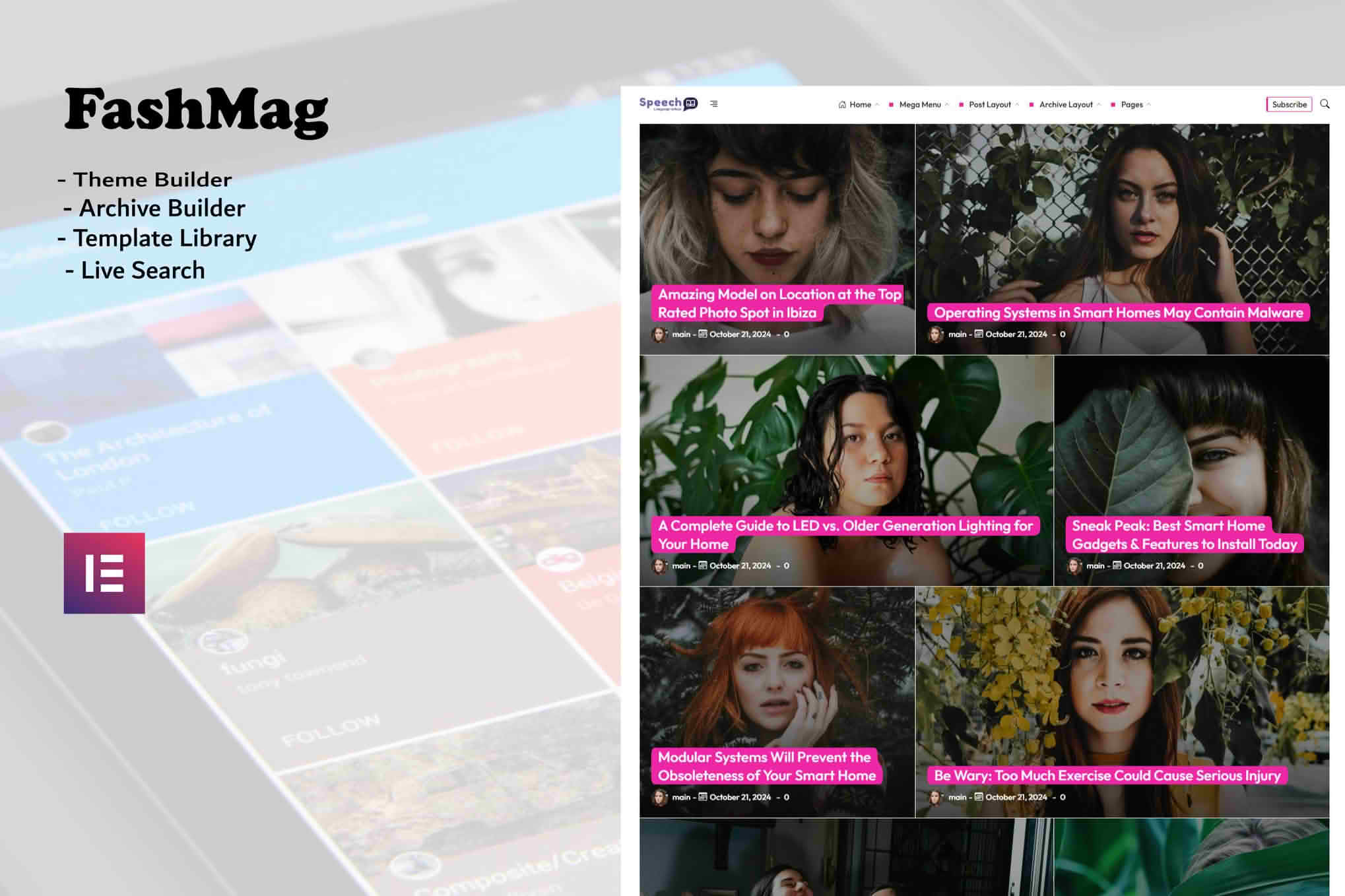 Download Fashmag - Lifestyle Blog & Magazine WordPress Theme GPL WordPress Plugin