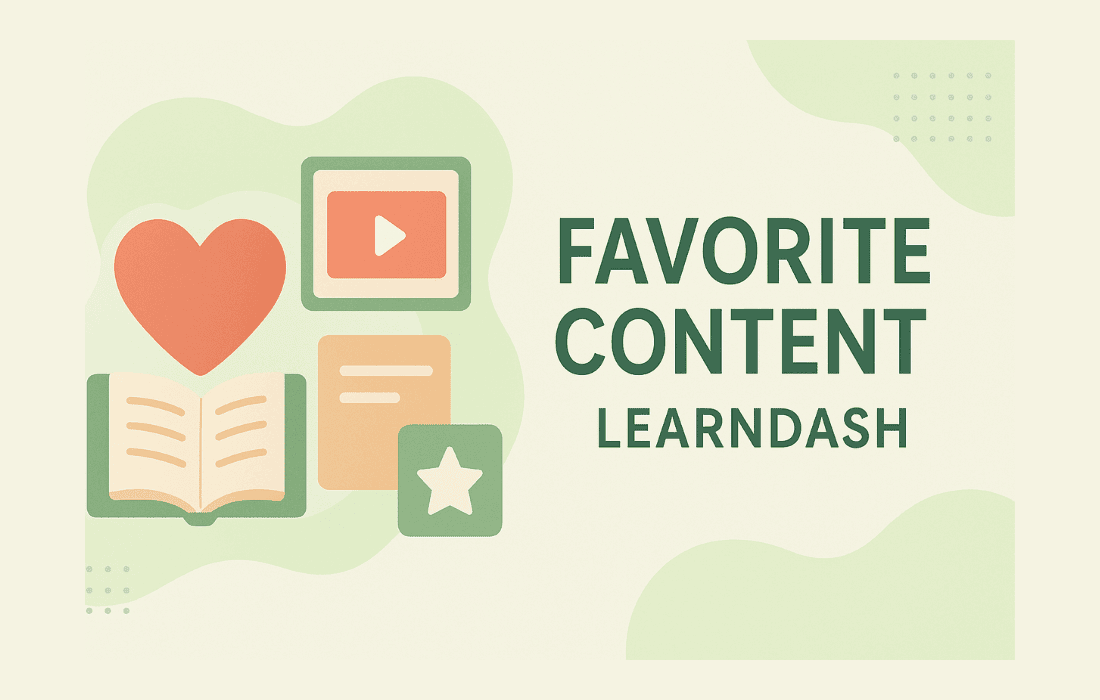 Download Favorite Content for LearnDash