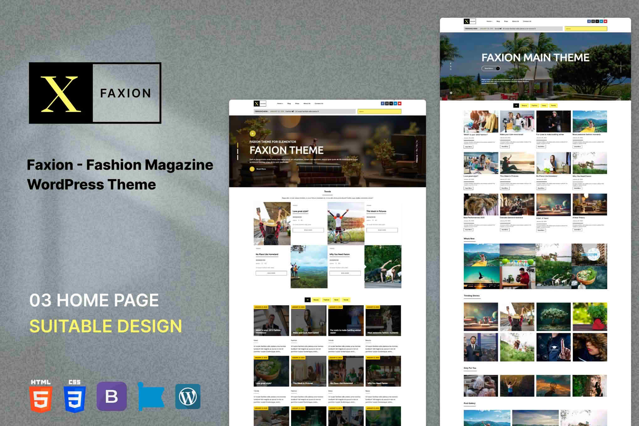 Faxion - Fashion Magazine Theme