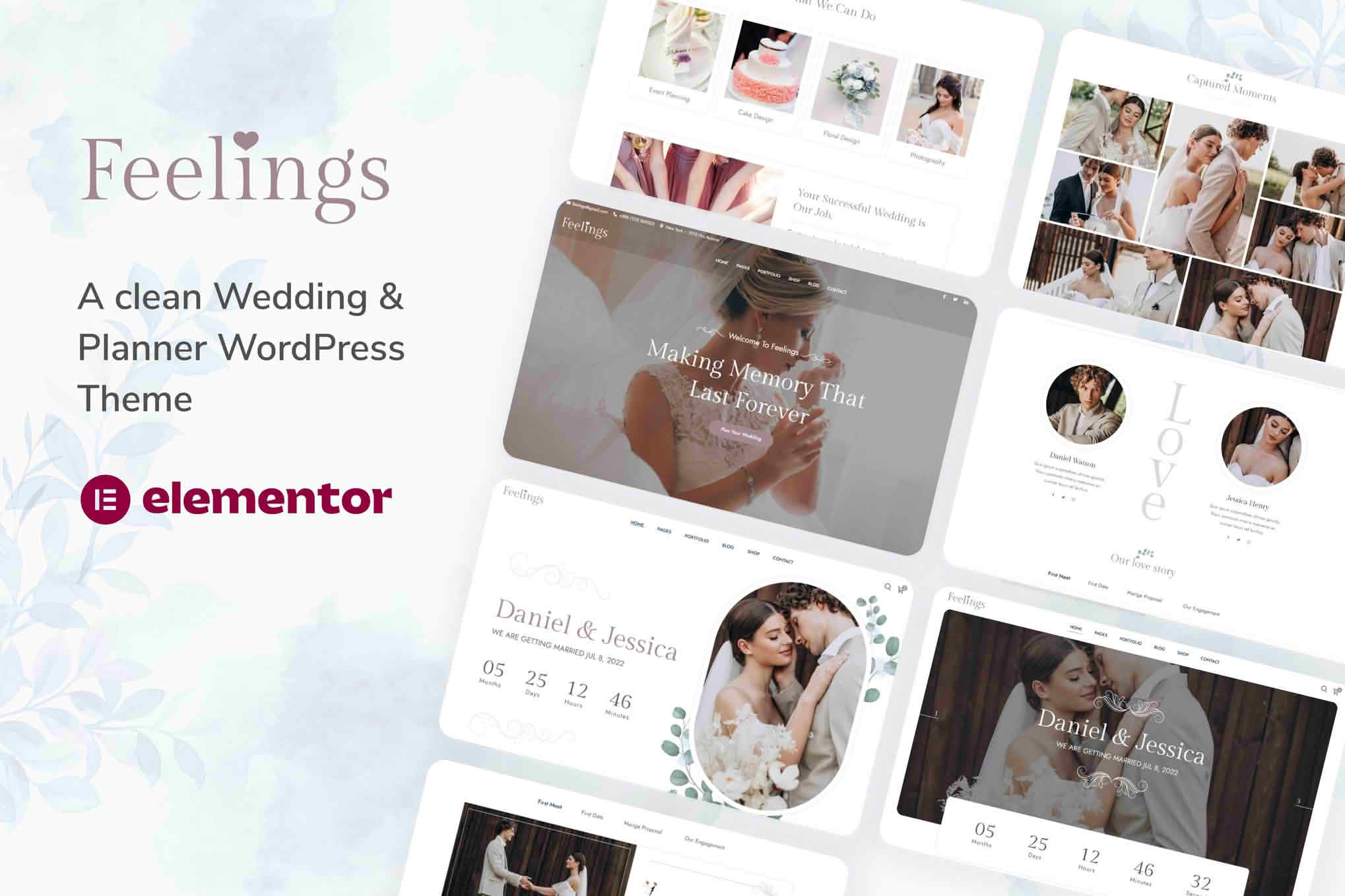 Download Feelings - Wedding & Planner WordPress Theme GPL WordPress Plugin