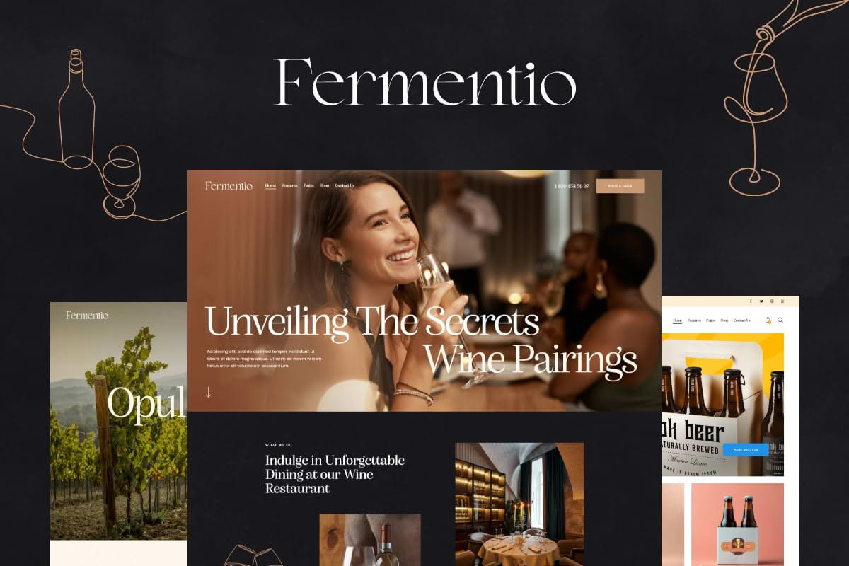 Download Fermentio — Brewery and Winemaking Restaurant WordPress Theme GPL WordPress Plugin
