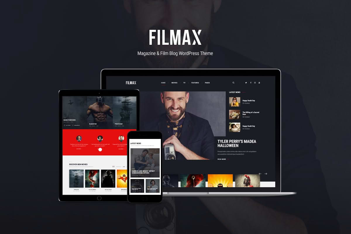 Download Filmax | Cinema & Movie News Magazine WordPress Theme GPL WordPress Plugin