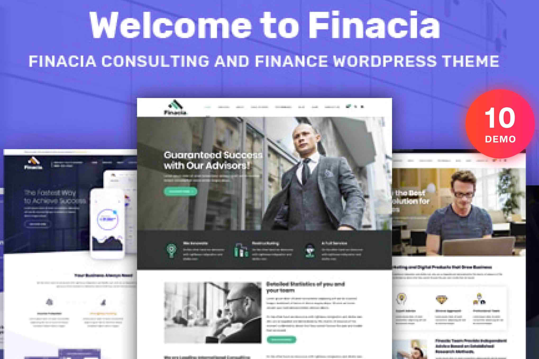 Finacia - Finance & Business WordPress Theme