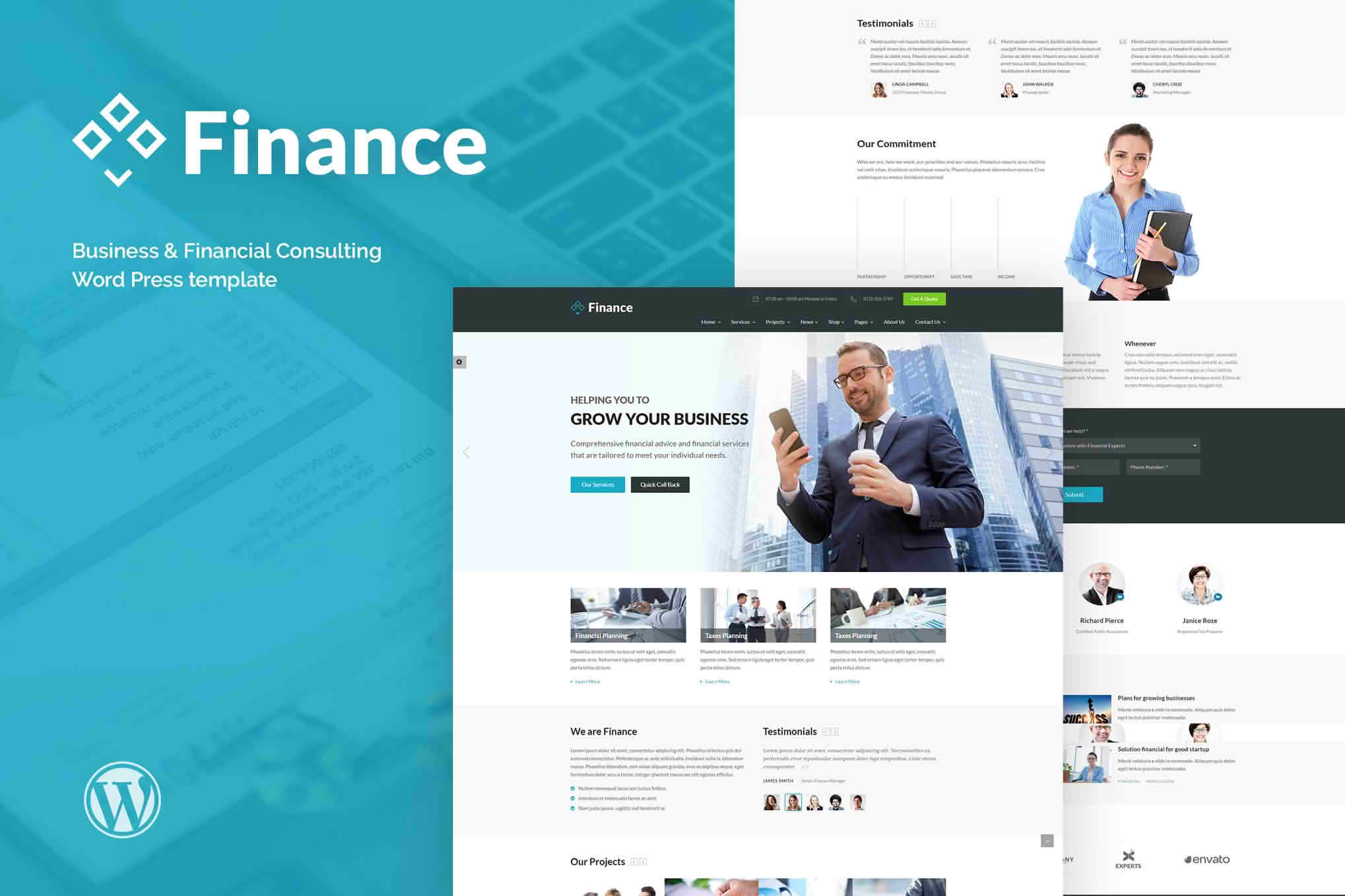 Download Financity - Business / Financial / Finance WordPress GPL WordPress Plugin