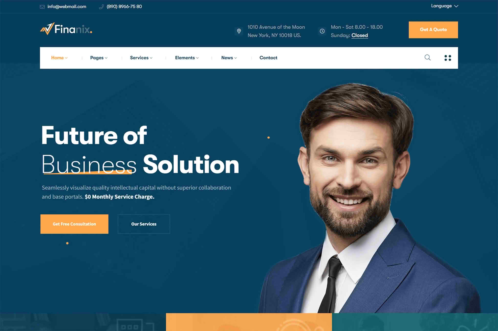 Download Finanix - Business WordPress Theme GPL WordPress Plugin