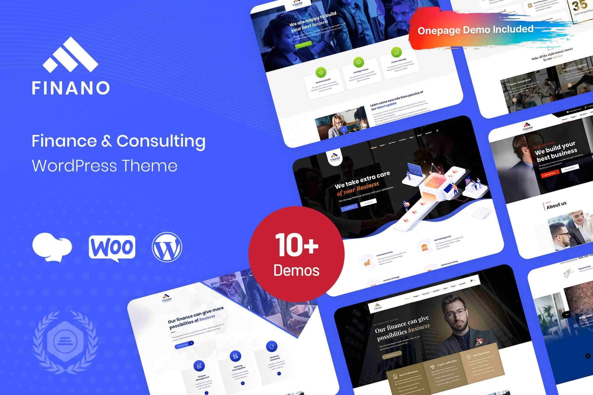 Download Finano - Business Finance Theme GPL WordPress Plugin