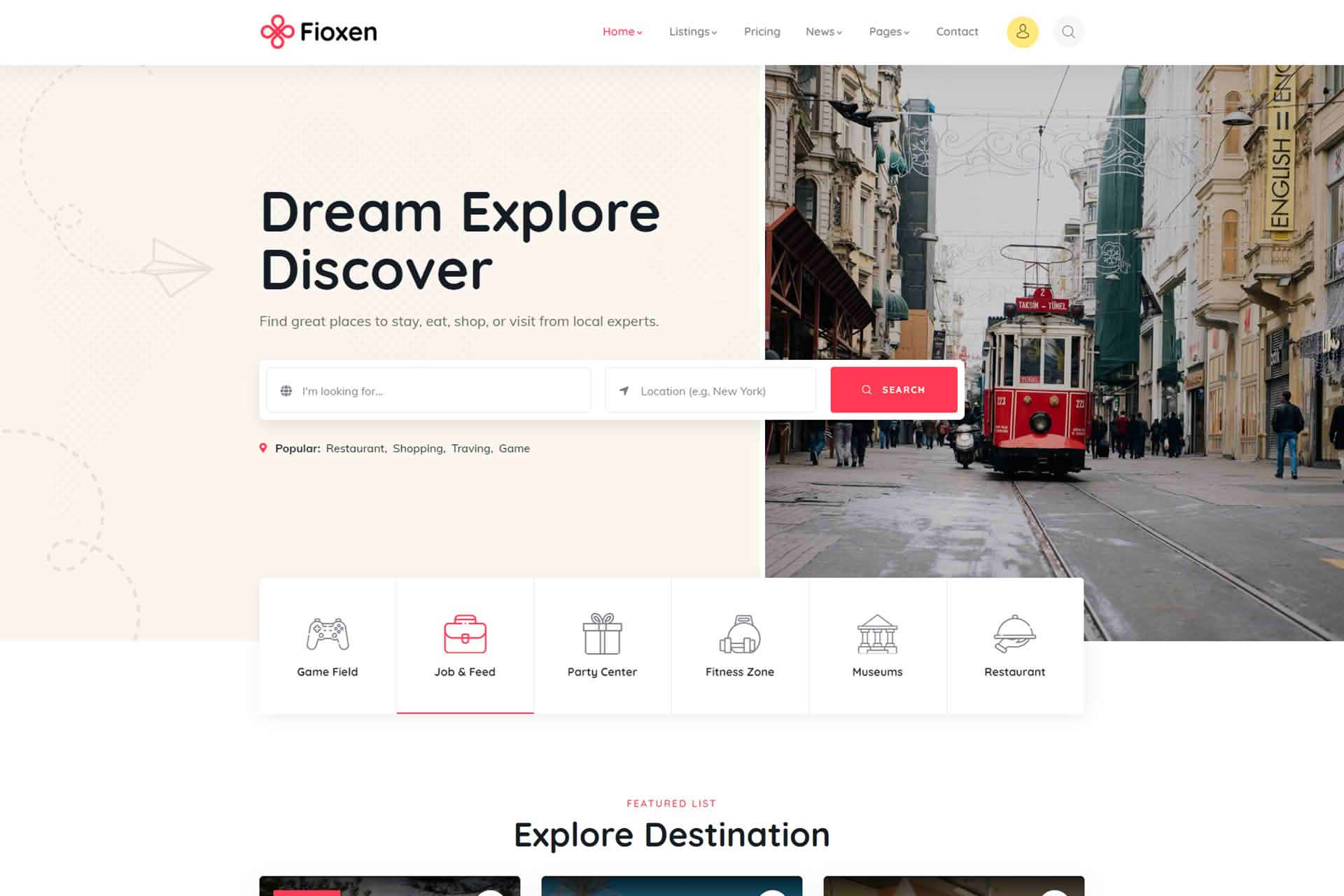 Download Fioxen - Directory Listing WordPress Theme GPL WordPress Plugin