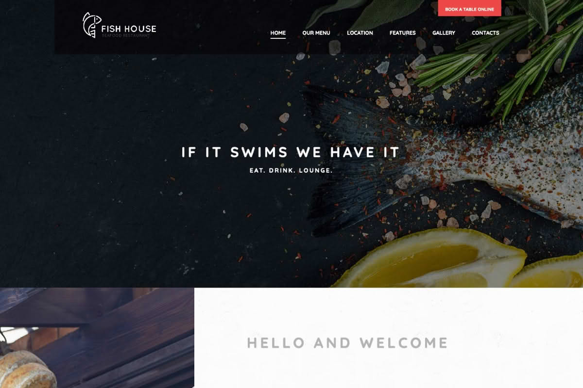 Download Fish House | A Stylish Seafood Restaurant / Cafe / Bar WordPress Theme GPL WordPress Plugin