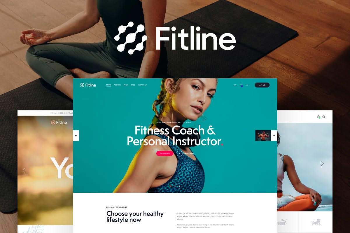 Download FitLine — Personal Coach WordPress Theme GPL WordPress Plugin