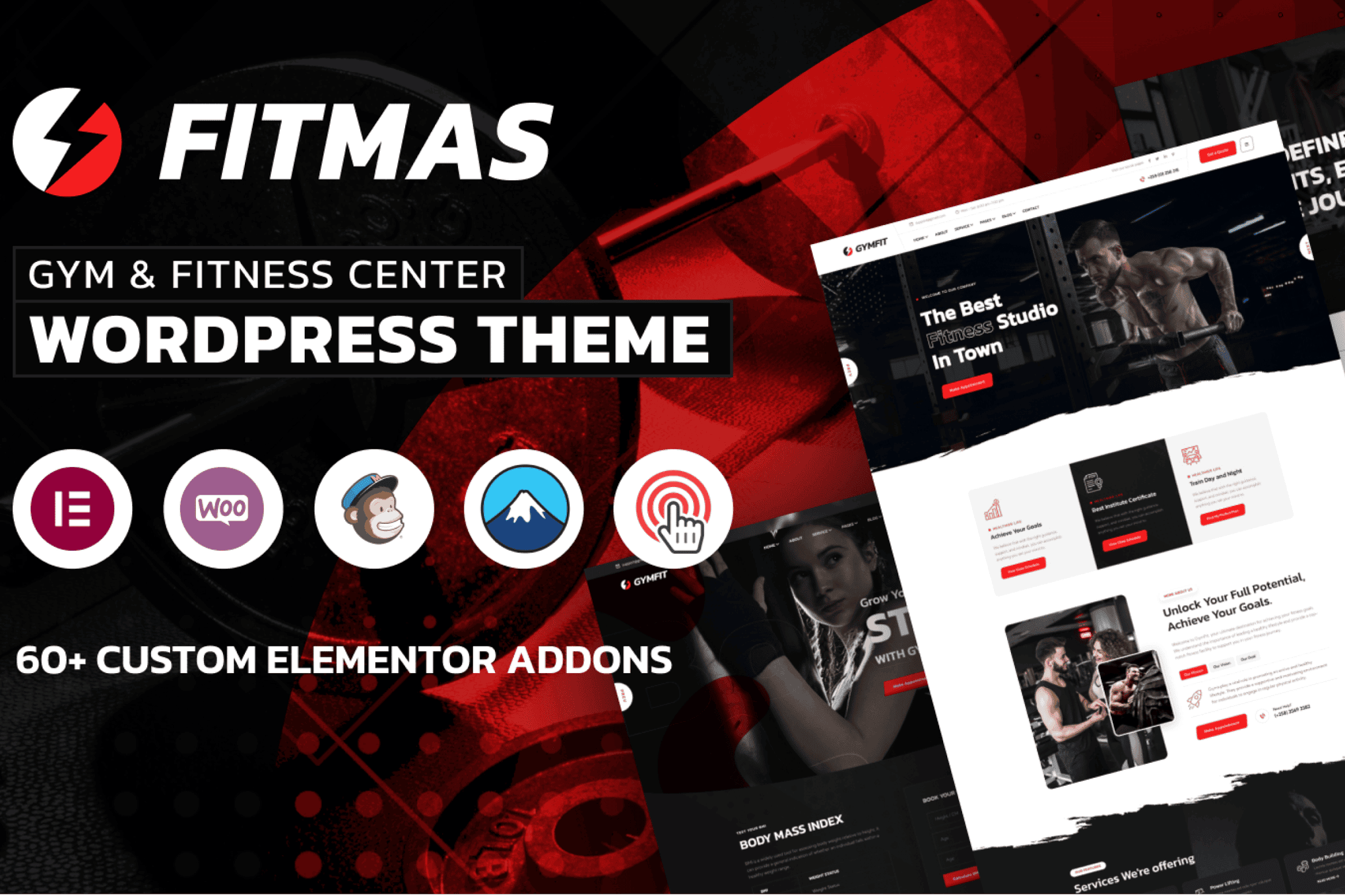 Download Fitmas - Gym & Fitness Center WordPress Theme GPL WordPress Plugin