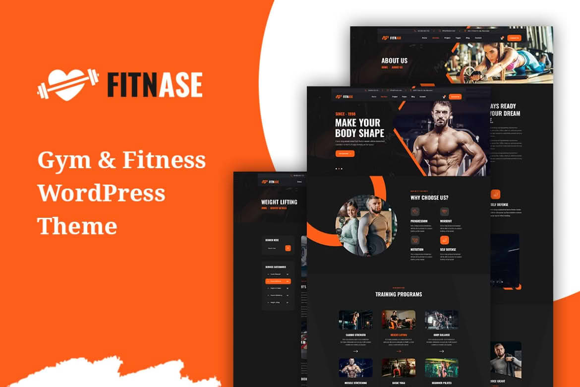 Download Fitnase - Gym And Fitness WordPress Theme GPL WordPress Plugin