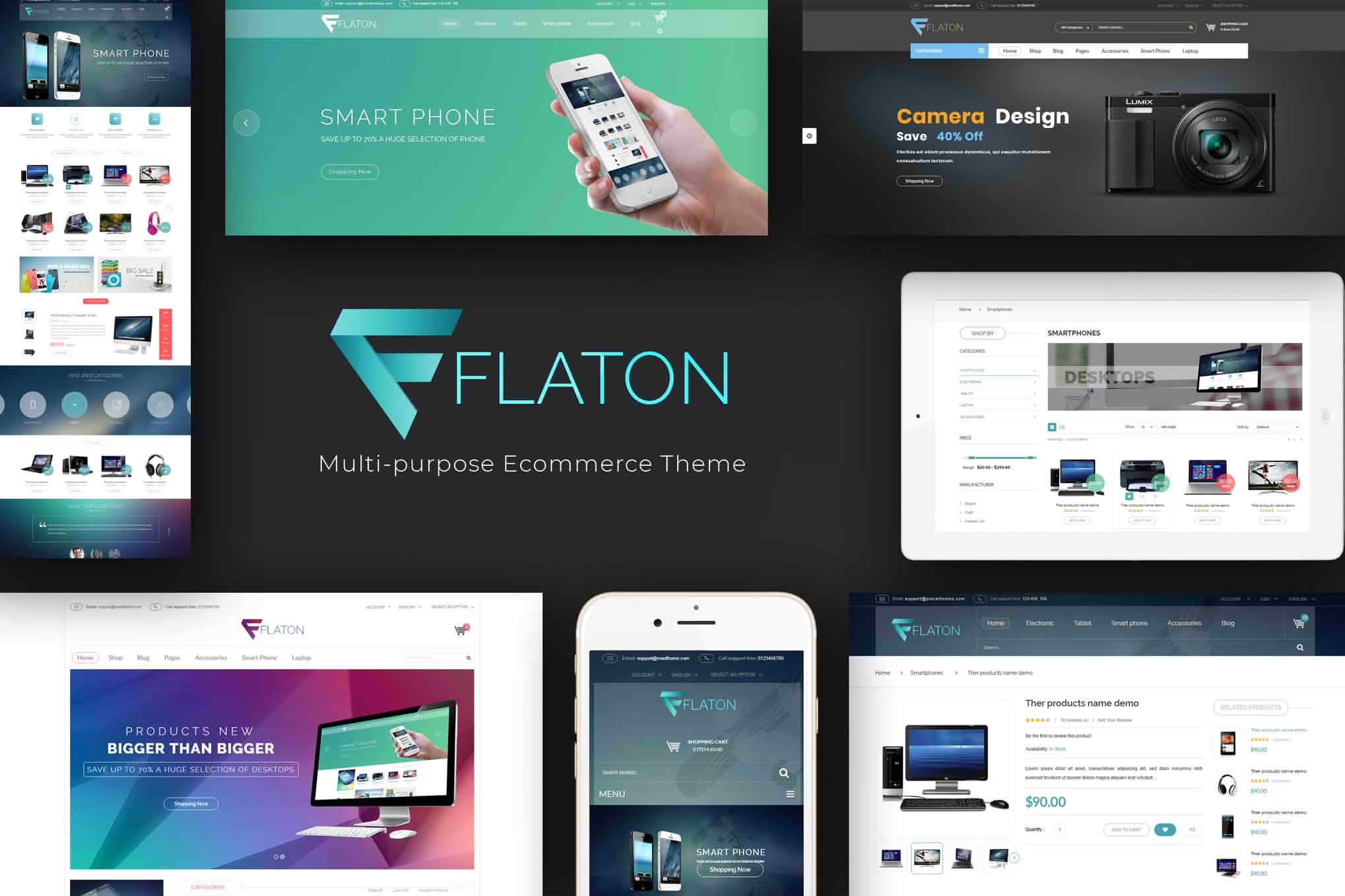 Download Flaton - WooCommerce Responsive Digital Theme GPL WordPress Plugin