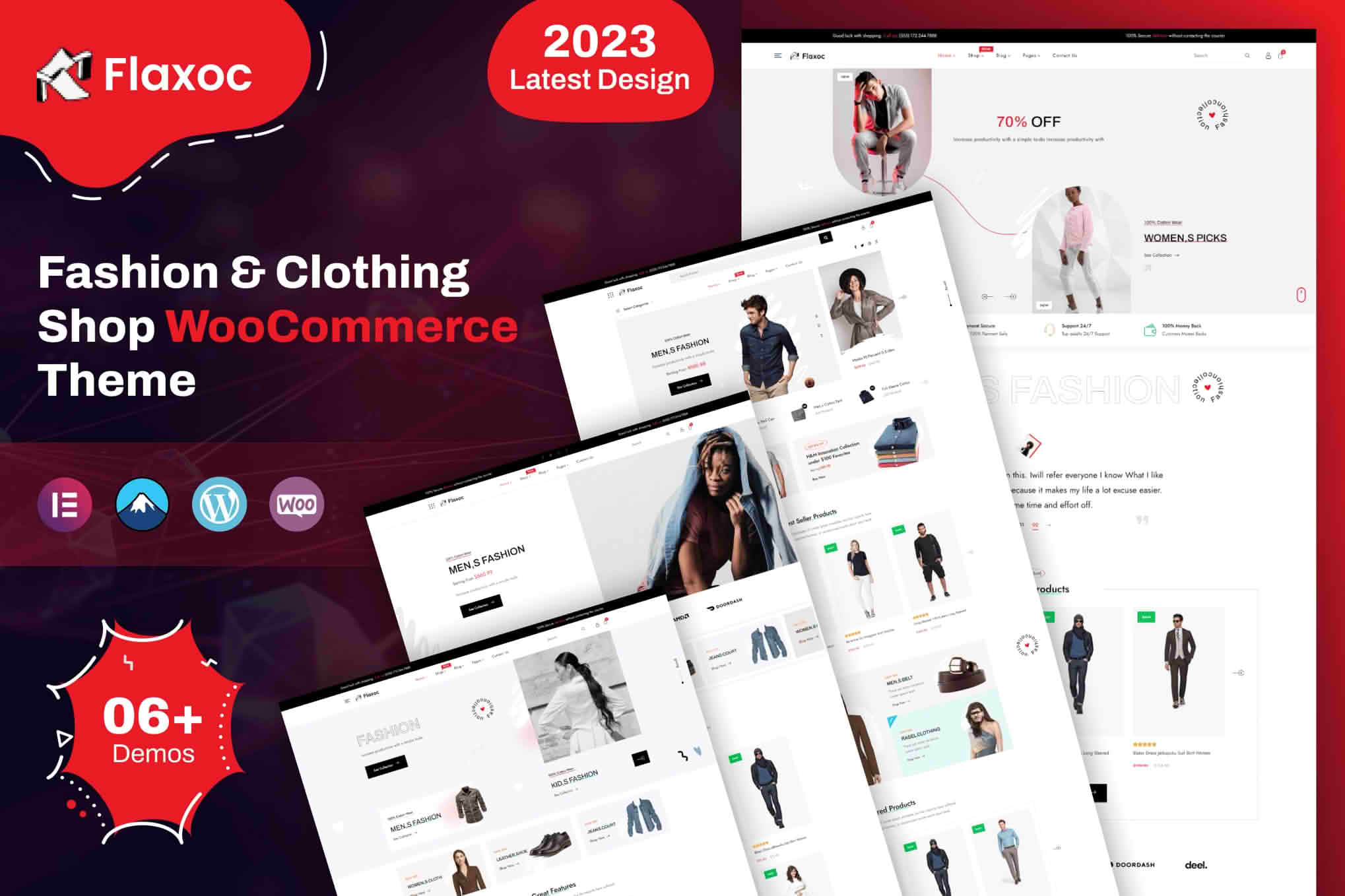 Download Flaxoc - Fashion Store WooCommerce Theme GPL WordPress Plugin