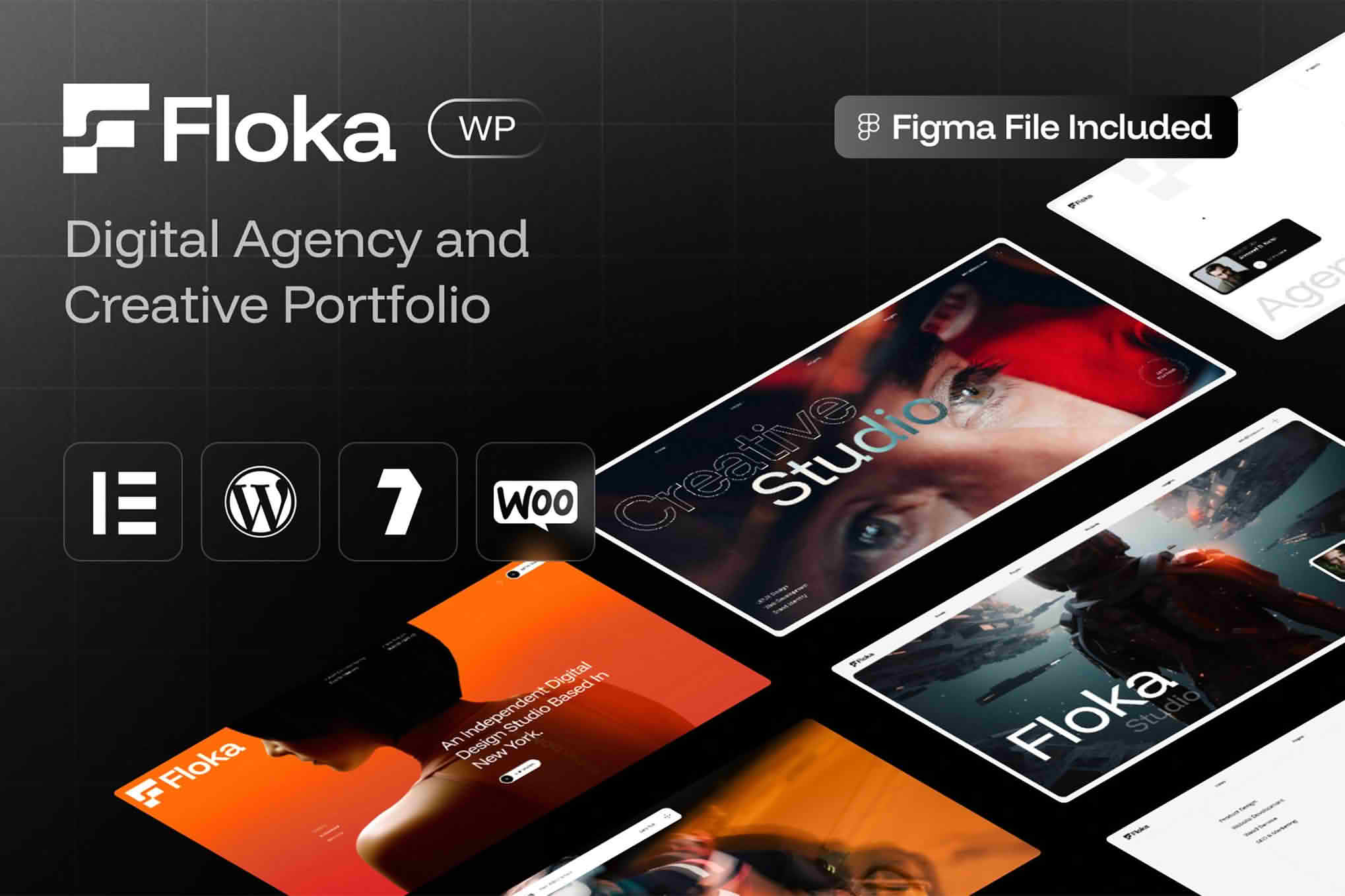 Download Floka - Digital Agency & Portfolio WordPress Theme GPL WordPress Plugin