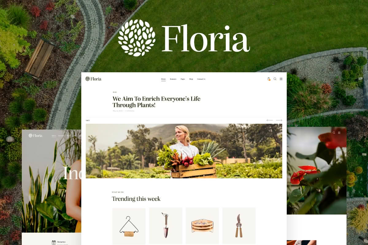 Download Floria — Gardening & Landscaping WordPress Theme GPL WordPress Plugin
