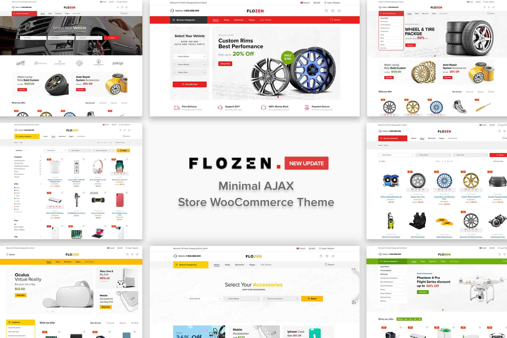 Download Flozen - WooCommerce AJAX WordPress Theme GPL WordPress Plugin