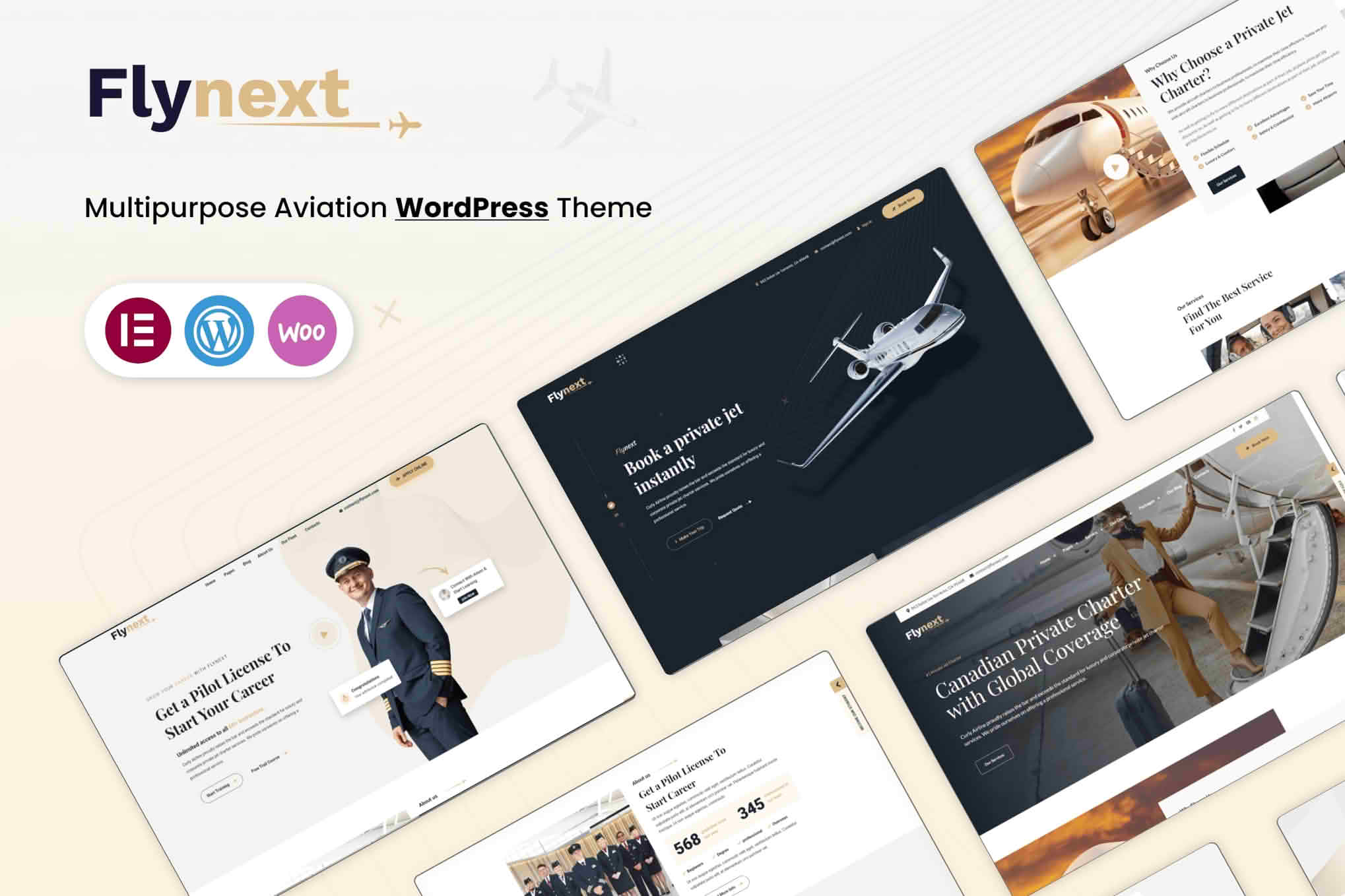 Download Flynext - Multipurpose Aviation WordPress Theme + RTL GPL WordPress Plugin