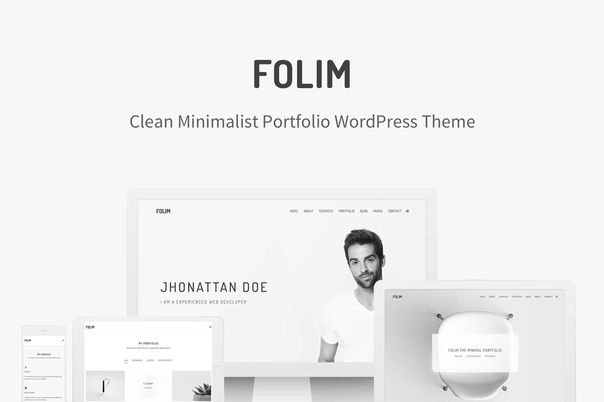 Download Folim - Clean Minimalist Portfolio WordPress Theme GPL WordPress Plugin