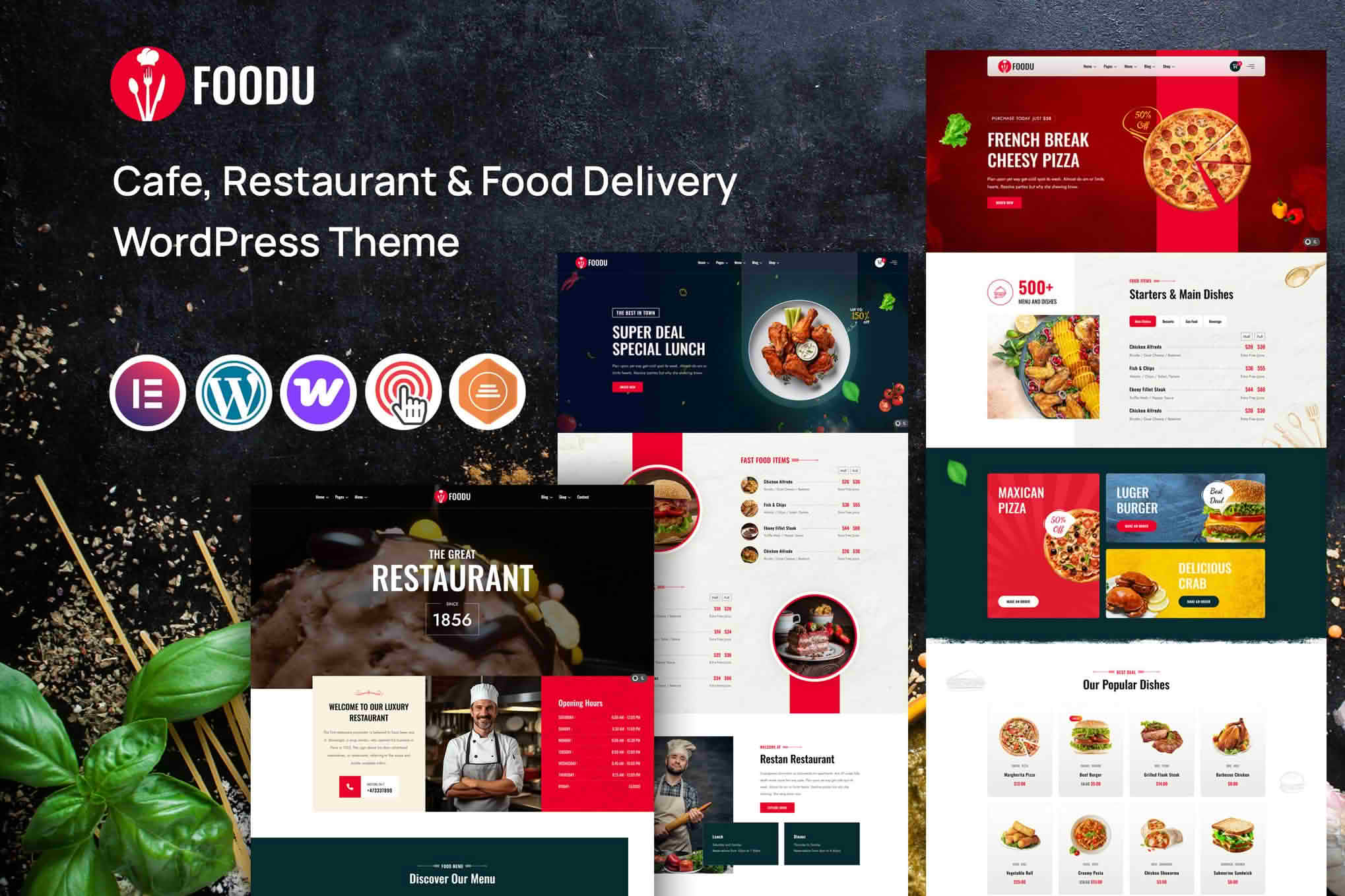 Foodu - Food & Restaurant WordPress Theme