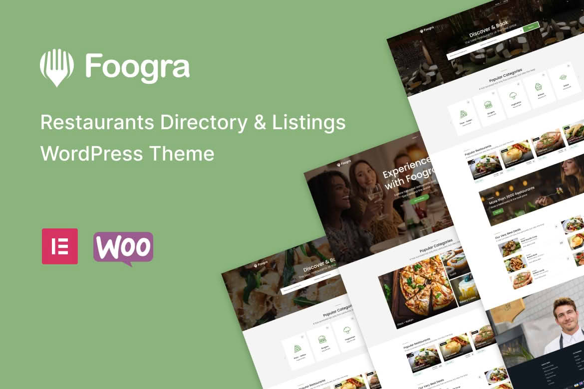 Download Foogra - Restaurants Directory & Listings WordPress Theme GPL WordPress Plugin