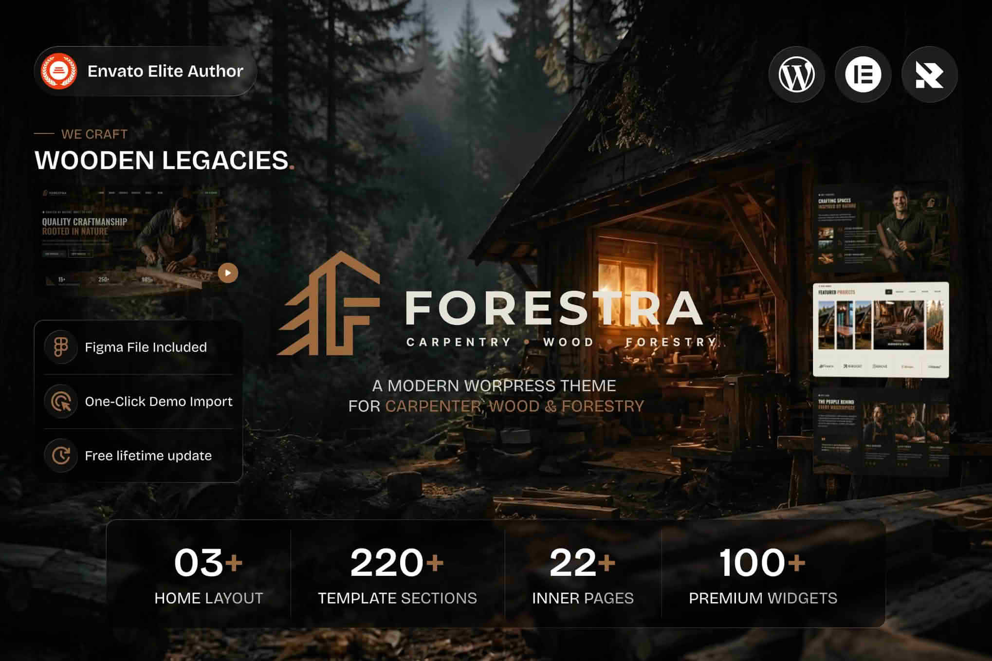 Forestra - Carpenter & Forestry WordPress Theme