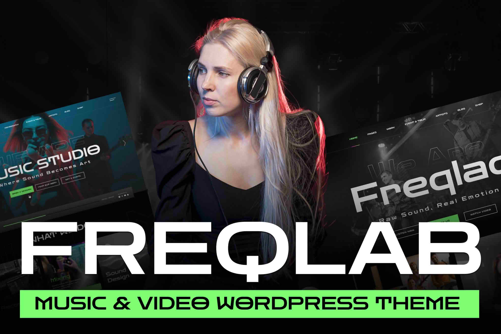 Freqlab - Music & Video WordPress Theme