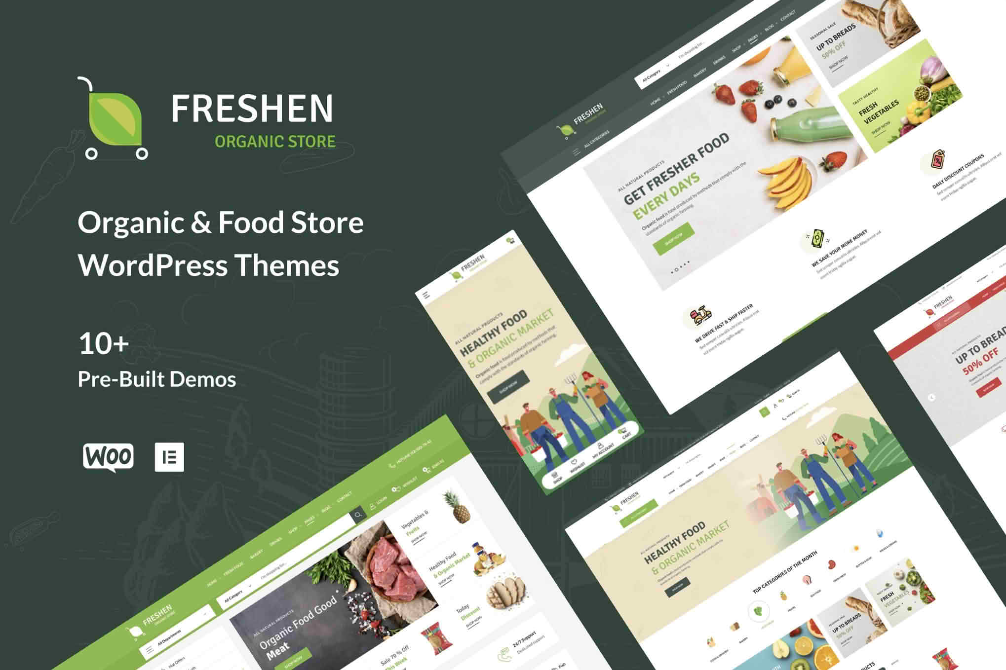 Download Freshen - Organic Food Store WordPress Theme GPL WordPress Plugin