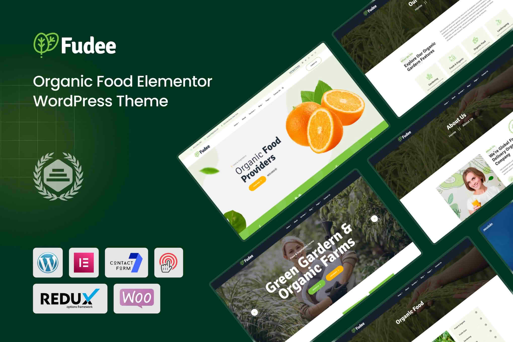 Download Fudee - Organic Food WordPress Theme GPL WordPress Plugin