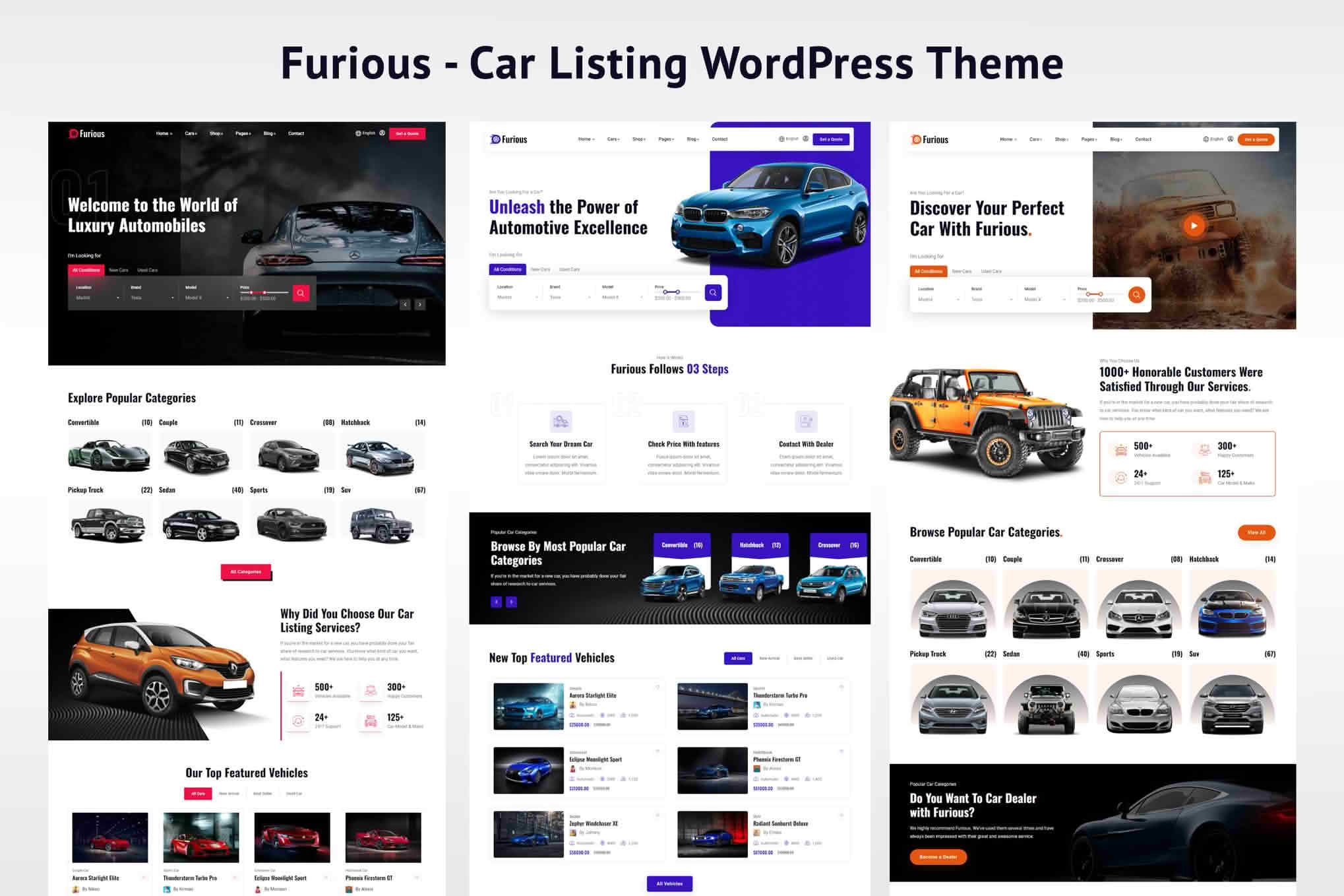Download Furious - Car Listing WordPress Theme GPL WordPress Plugin