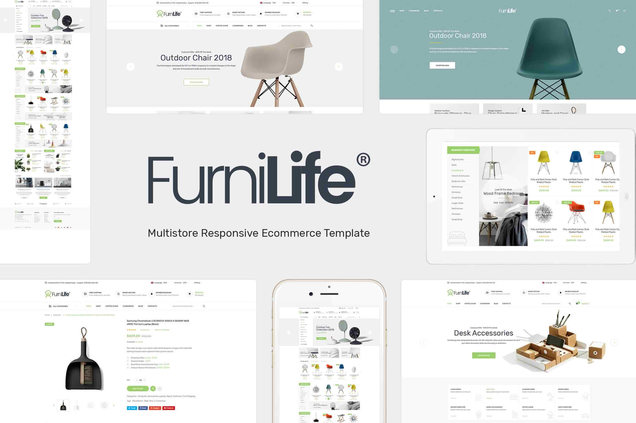 Download Furnilife - Furniture Theme for WooCommerce WordPress GPL WordPress Plugin