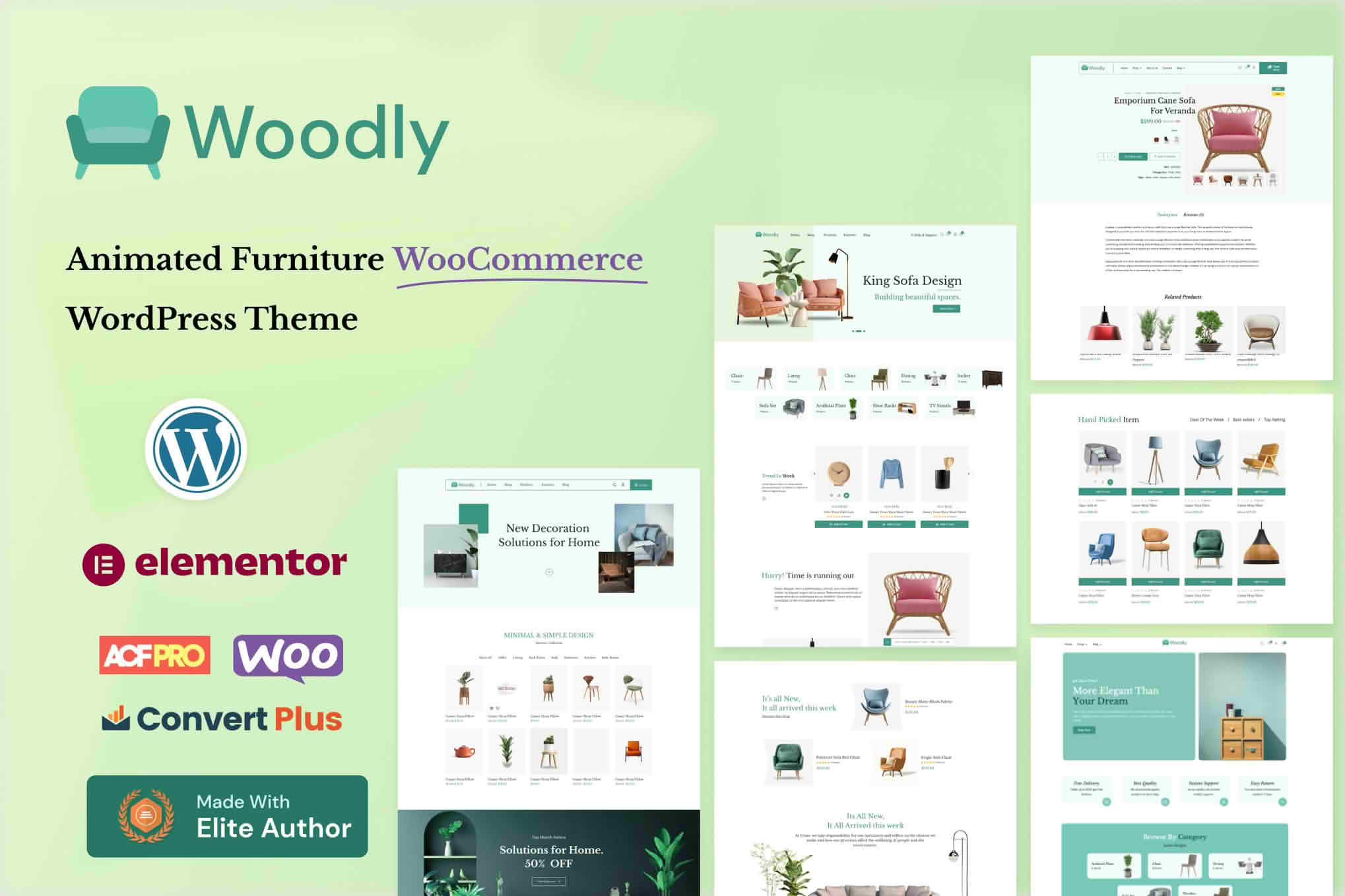 Download Furniture WooCommerce Theme - Woodly GPL WordPress Plugin