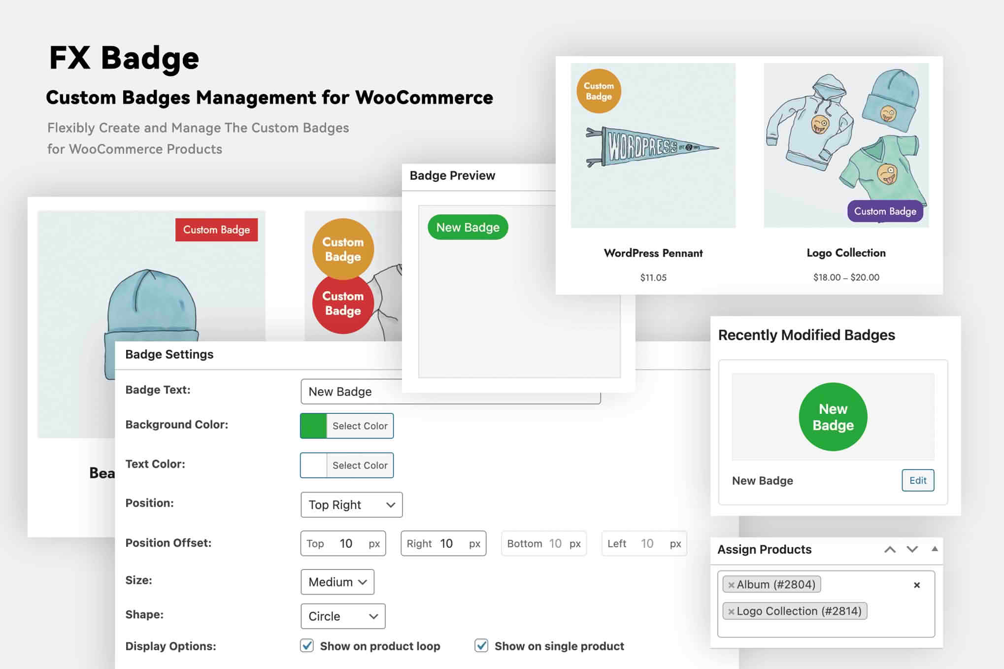 Download FX Badge - Custom Badges for WooCommerce
