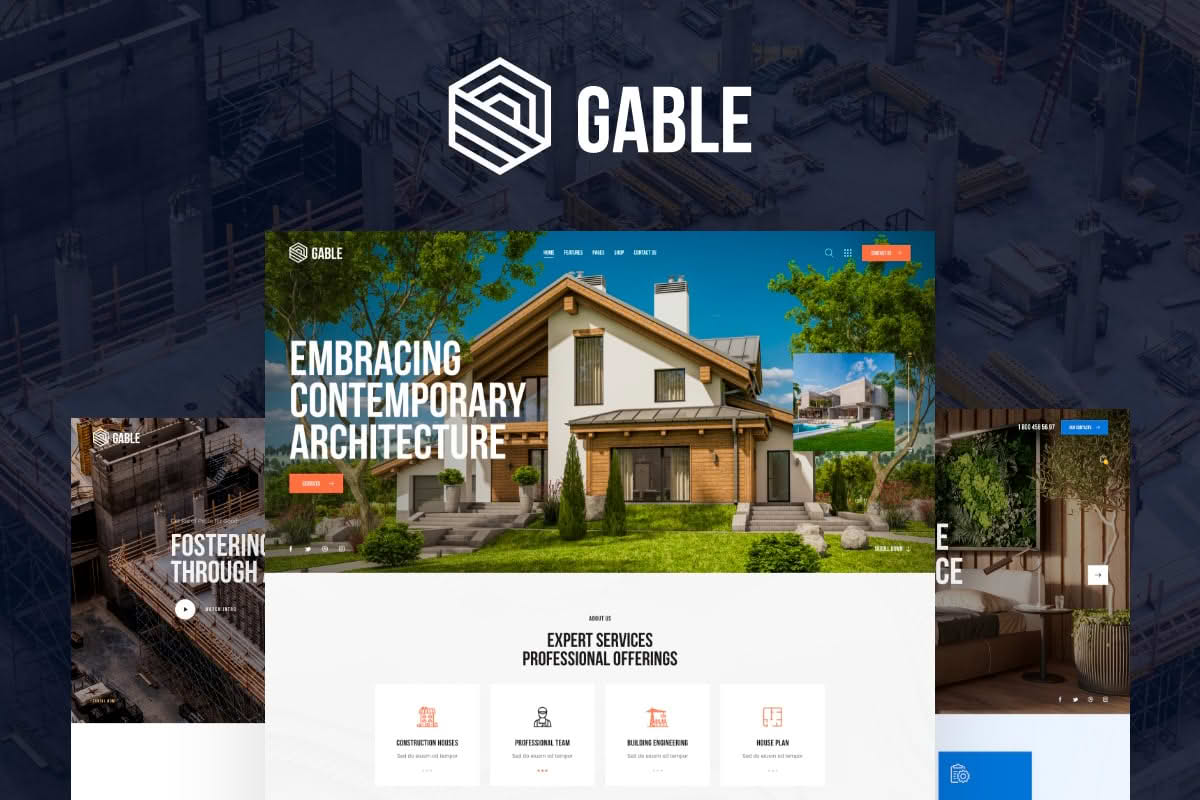Download Gable - Construction & Building Industrial WordPress Theme GPL WordPress Plugin