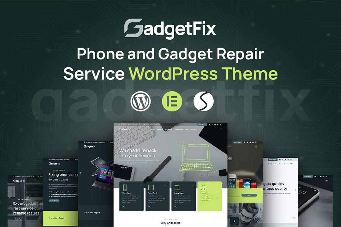 Gadgetfix - Phone and Gadget Repair Service WordPress Theme