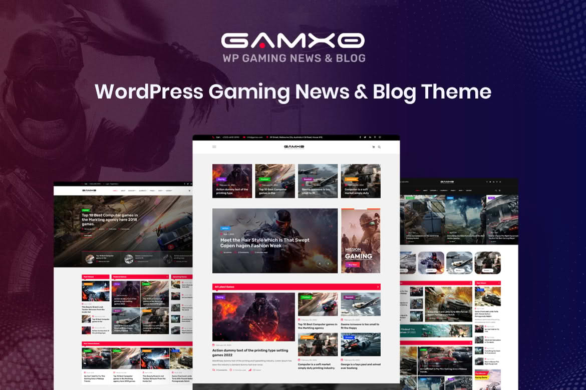 Download Gamxo - WordPress Gaming News & Blog Theme GPL WordPress Plugin
