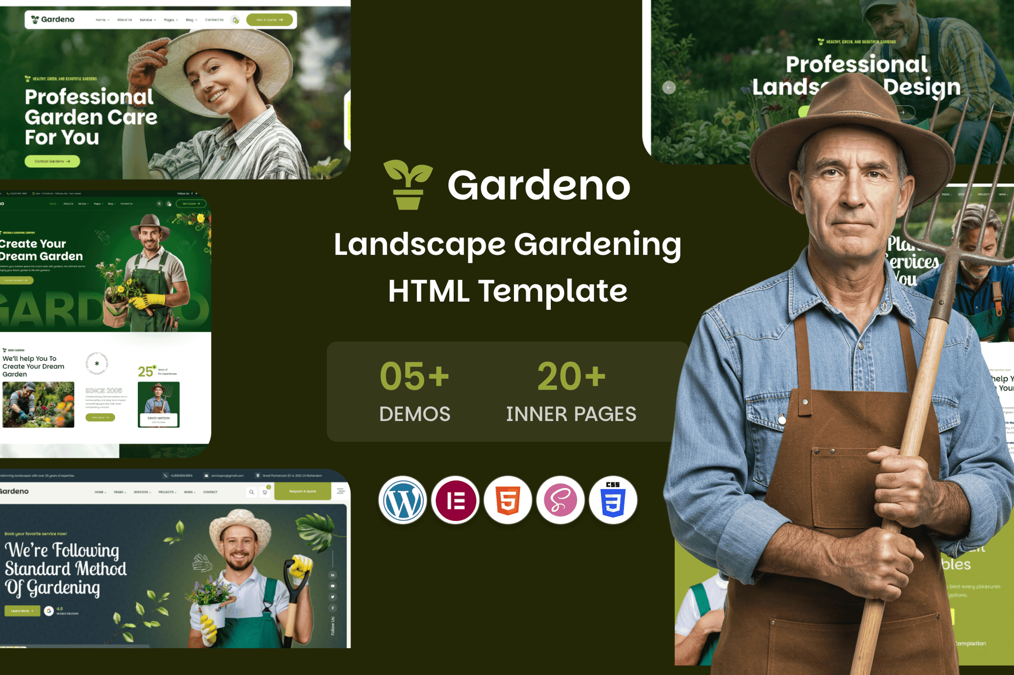 Gardeno - Gardening and Landscaping WordPress Theme