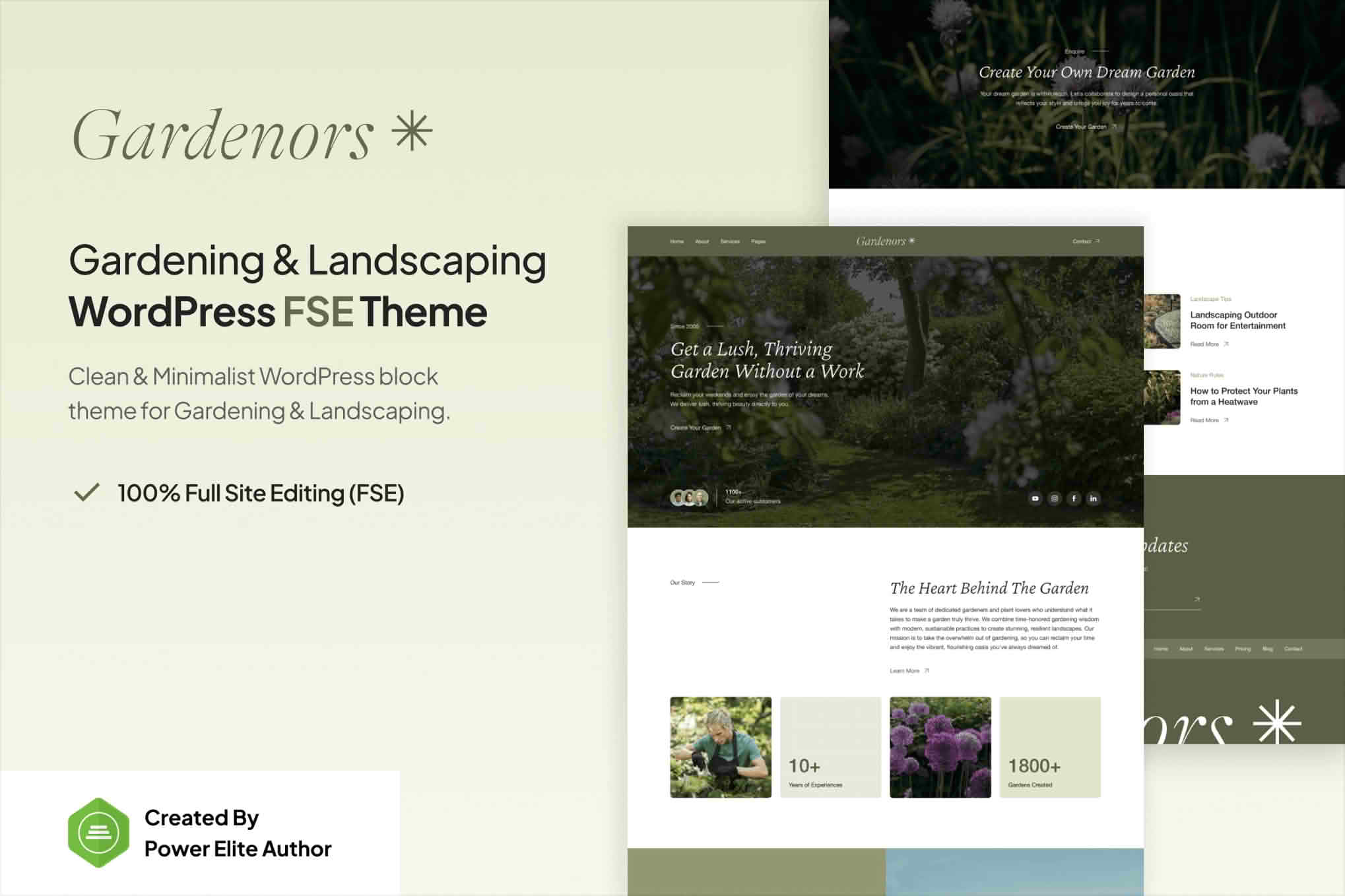 Gardenors – Gardening & Landscaping Gutenverse FSE WordPress Block Theme