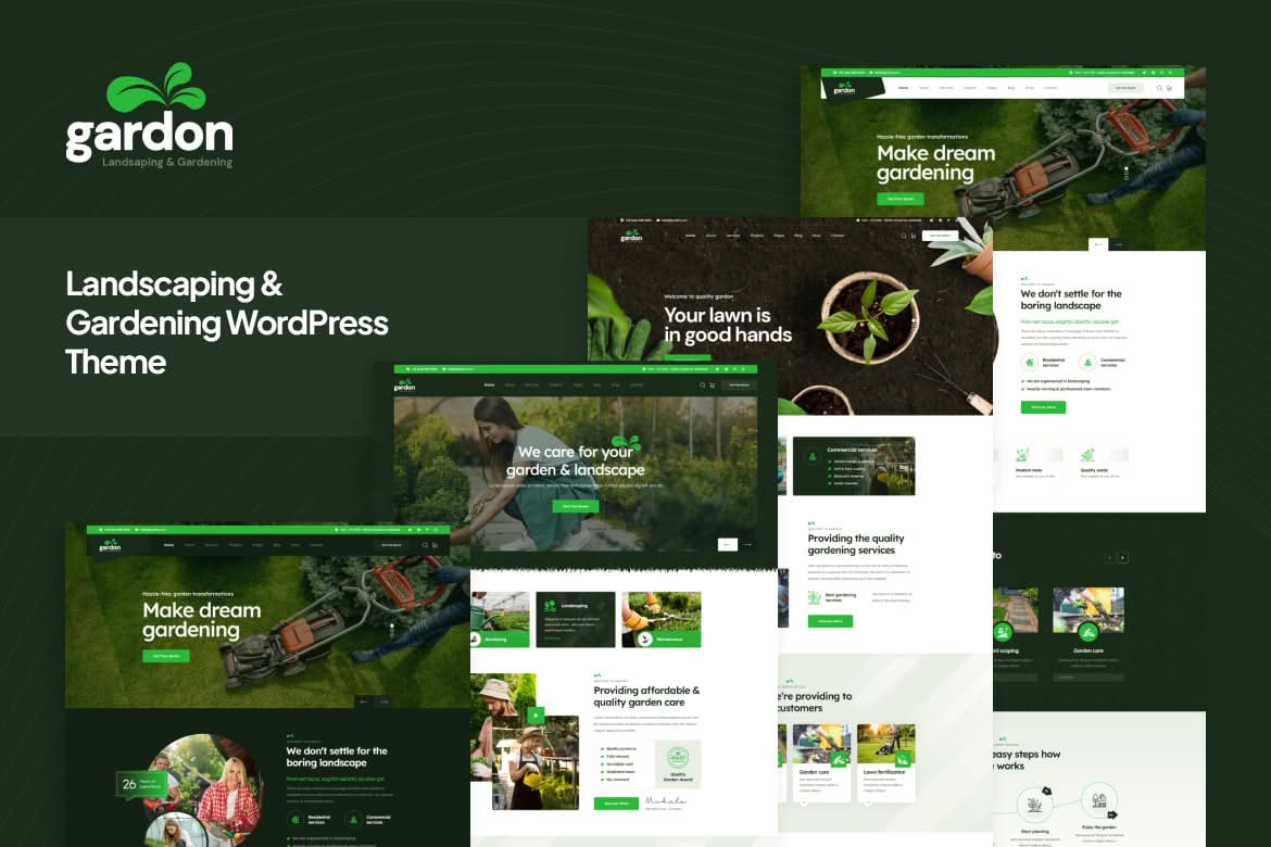 Download Gardon - Landscaping & Gardening WordPress Theme GPL WordPress Plugin