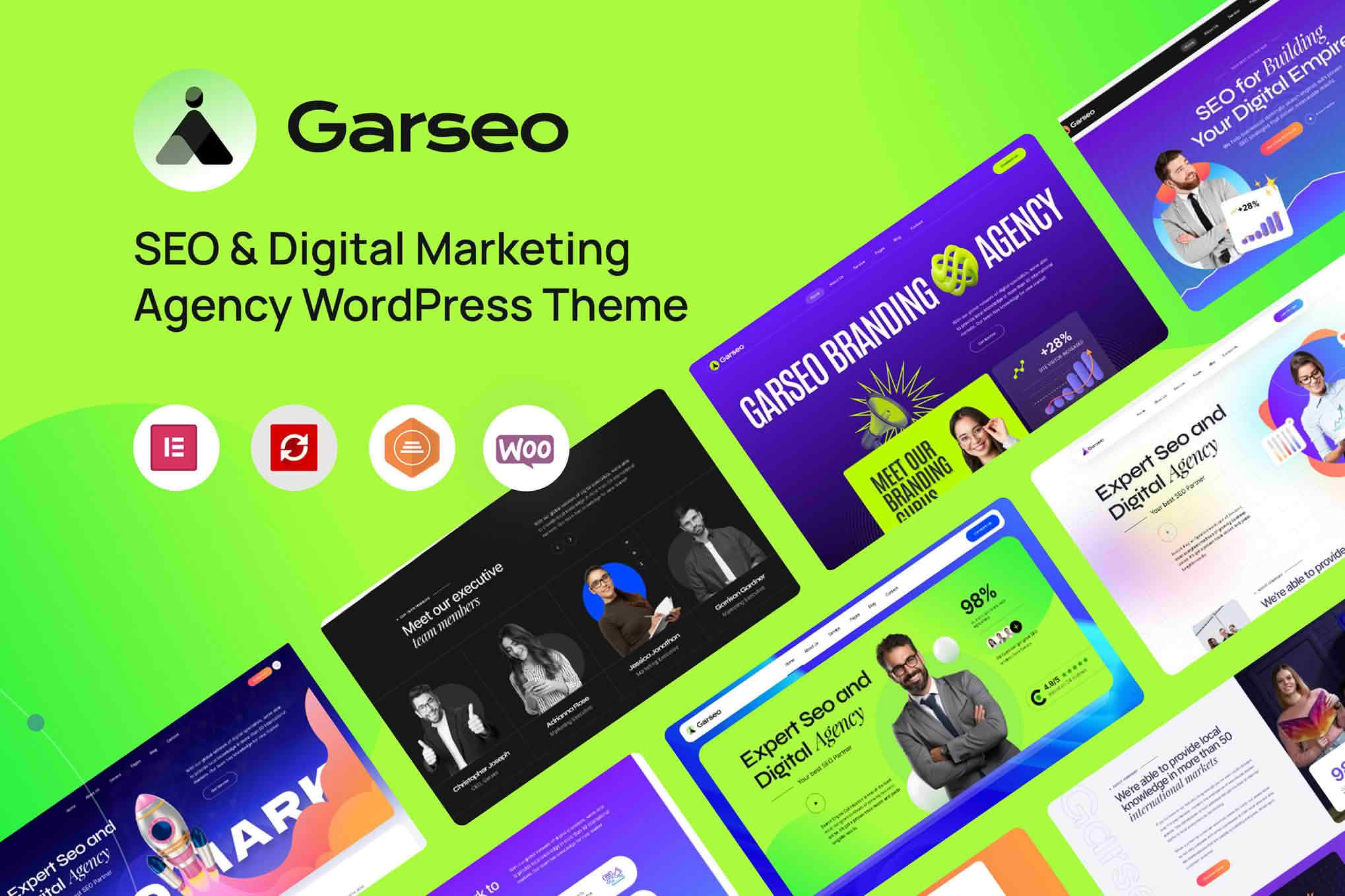 Download Garseo - SEO & Digital Marketing Agency WordPress Theme GPL WordPress Plugin