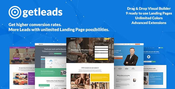 Download Getleads High-Performance Landing Page Theme GPL WordPress Plugin