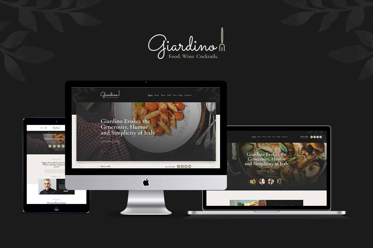 Download Giardino | Italian Restaurant WordPress Theme GPL WordPress Plugin