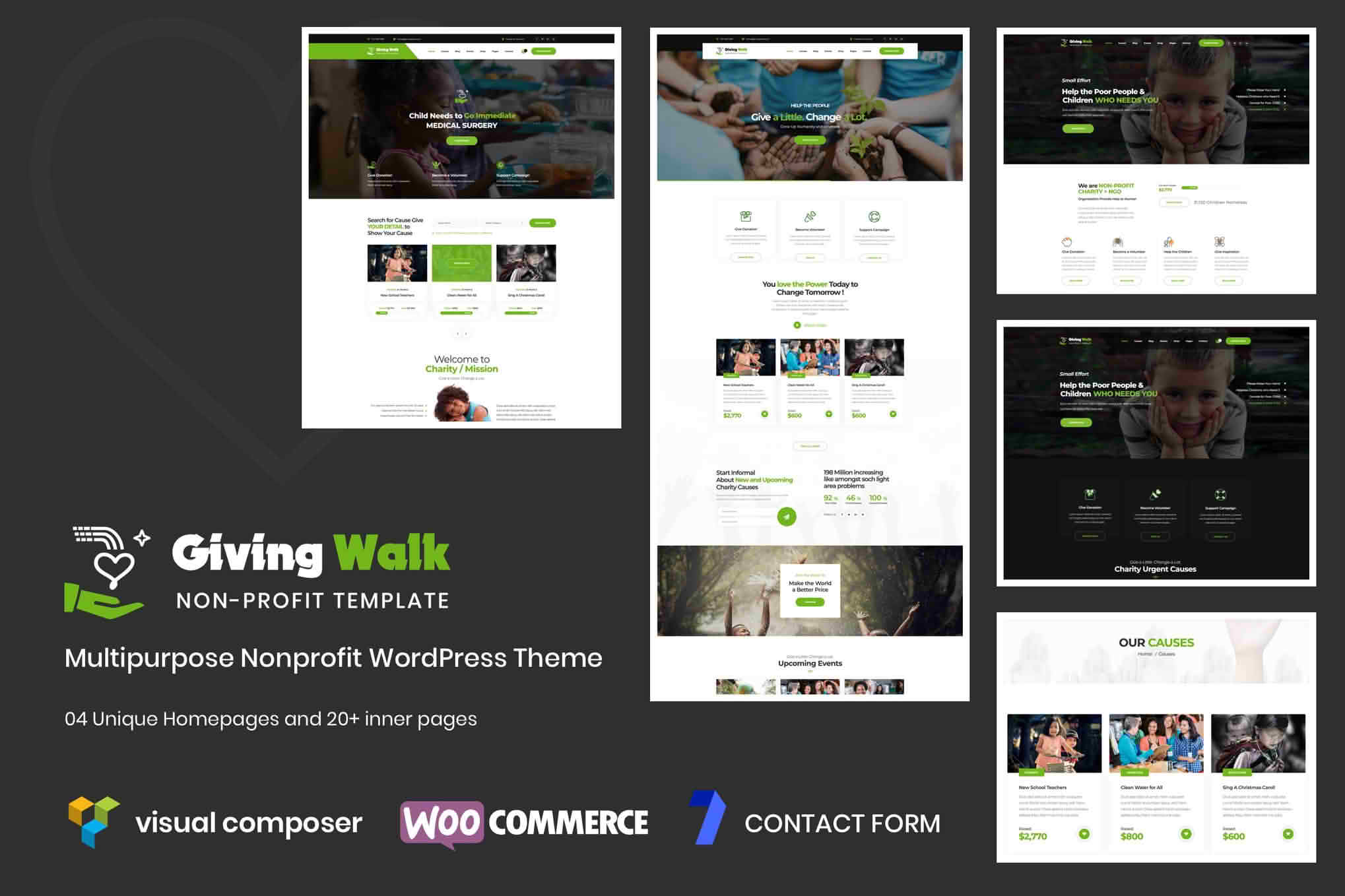 Download GivingWalk – Multipurpose Nonprofit WordPress Theme GPL WordPress Plugin
