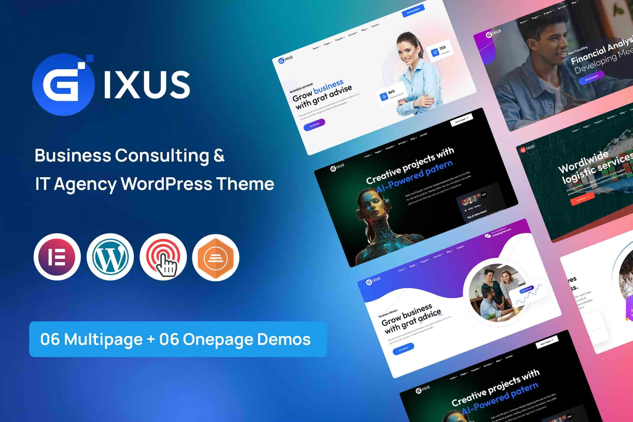 Gixus - Multipurpose WordPress Theme