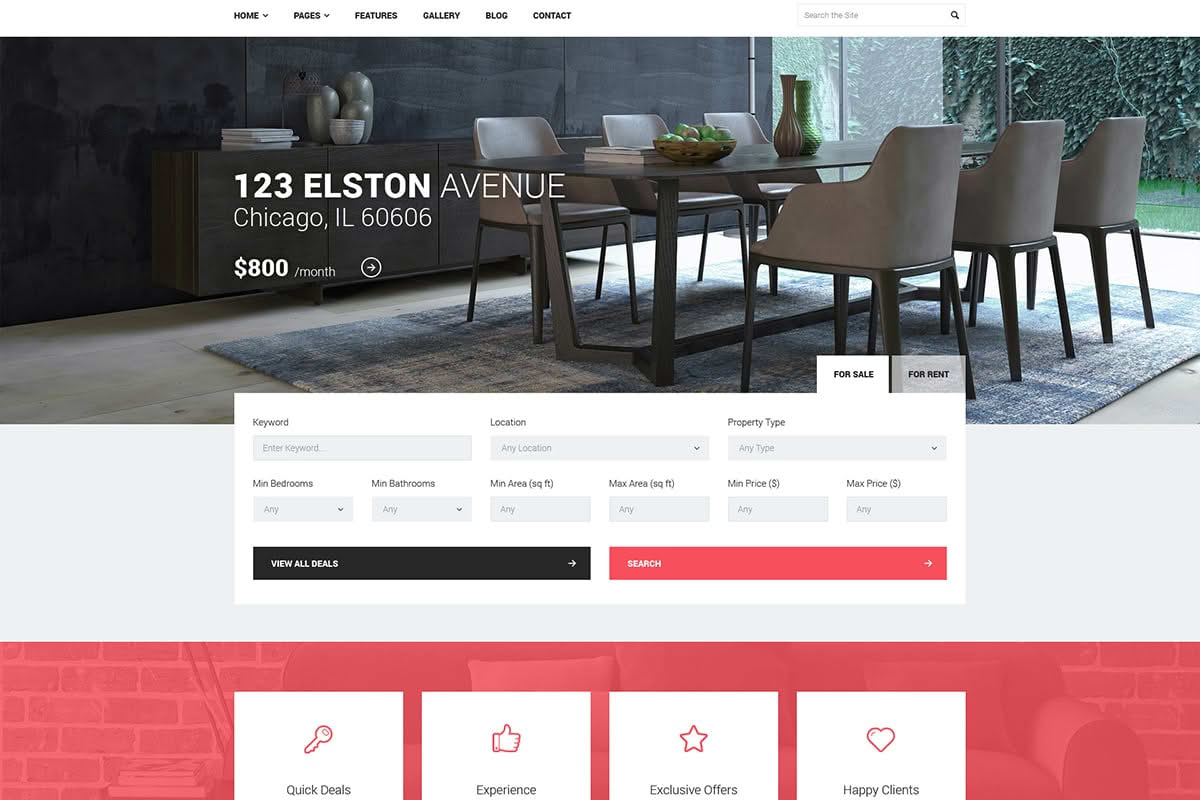 Download Good Homes | A Contemporary Real Estate WordPress Theme GPL WordPress Plugin