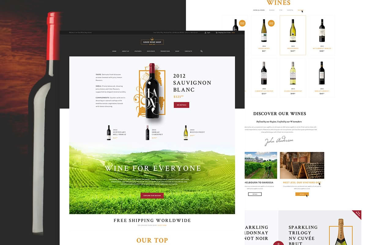 Download Good Wine | Vineyard & Winery Shop WordPress Theme GPL WordPress Plugin
