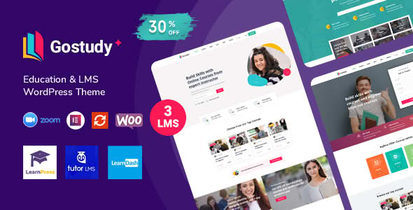 Download Gostudy - Education WordPress Theme GPL WordPress Plugin