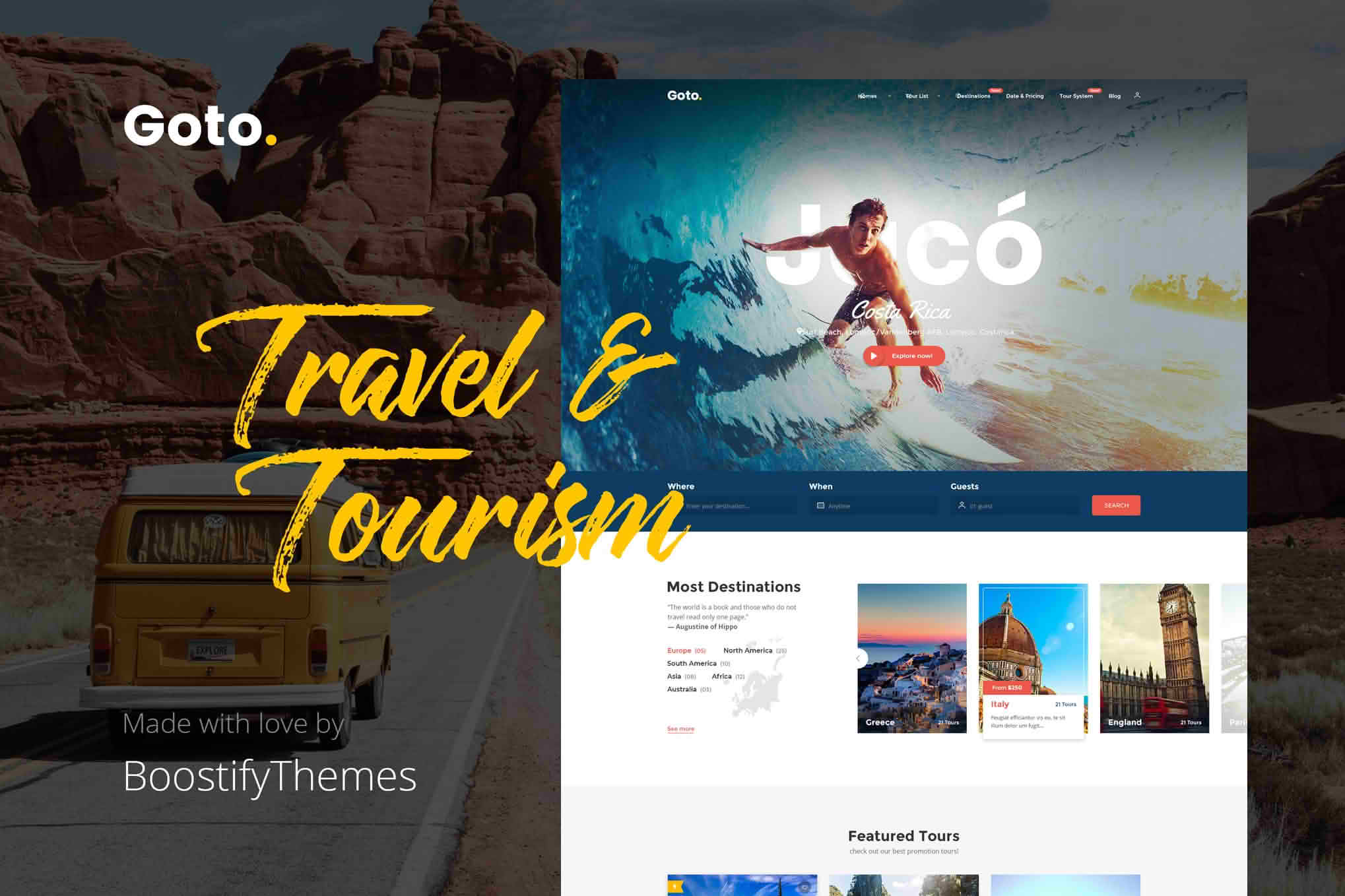 Download Goto - Tour & Travel WordPress Theme GPL WordPress Plugin