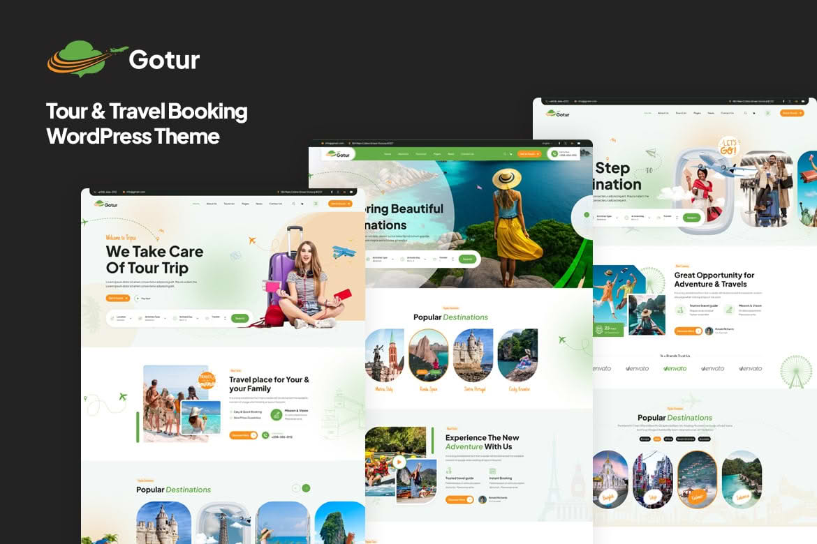 Gotur - Tour & Travel Booking WordPress Theme